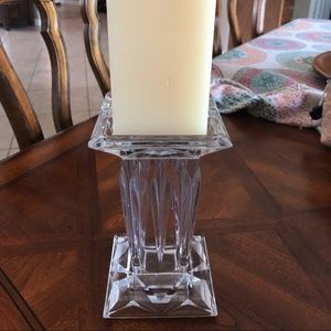 PARTYLITE quad prism 7” candle holder/crystal vase